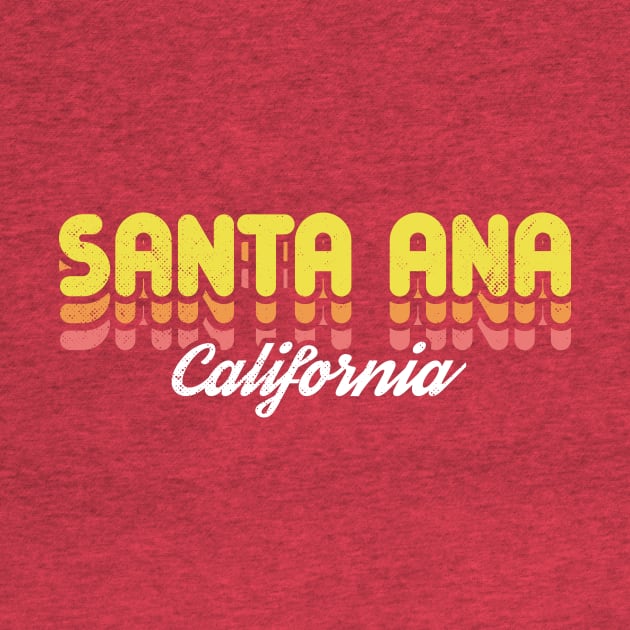 Retro Santa Ana California by rojakdesigns